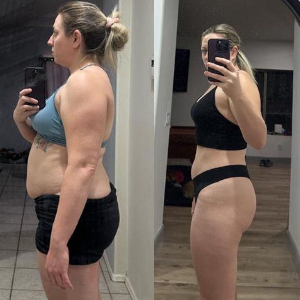 Liz before and after transformation